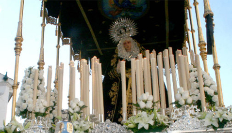 Los varales del paso de palio de la Virgen de los Dolores pasarán por la orfebrería