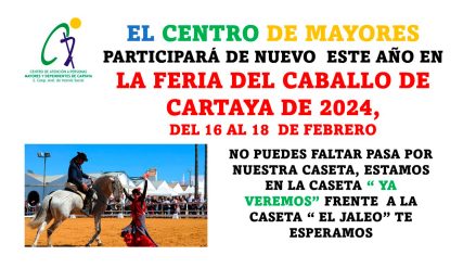 12-02-2024 - PILAR FERNANDEZ Y LOLA MARTIN -RESIDENCIA DE MAYORES EN LA FERIA DEL CABALLO