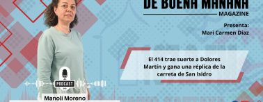 Radio Cartaya | El 414 trae suerte a Dolores Martín y gana una réplica de la carreta de San Isidro