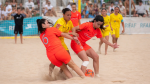 Pastora Jiménez, campeona de Andalucía de fútbol playa