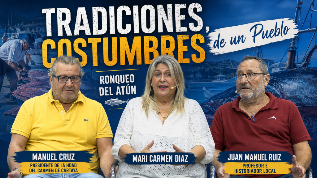 14-07-2026 - CARTAYA TV - TRADICIONES - T7 E92 - HABLAMOS CON MANUEL CRUZ Y JUAN RUIZz