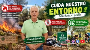 Radio Cartaya | "El monte no es un vertedero": Tajante mensaje del concejal Manuel Bendala